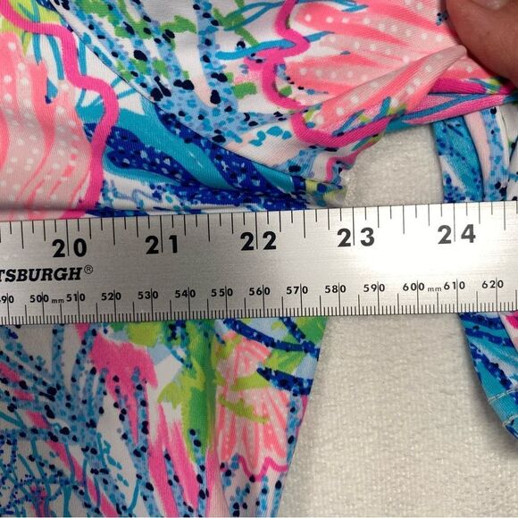 Lulu-B Comfy Clothing Colorful Seashell Beach Asymmetrical Top Size XL - Picture 8 of 10